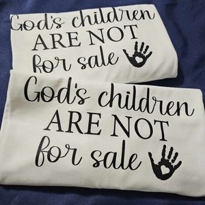 God's Children Not For Sale Christian Shirt